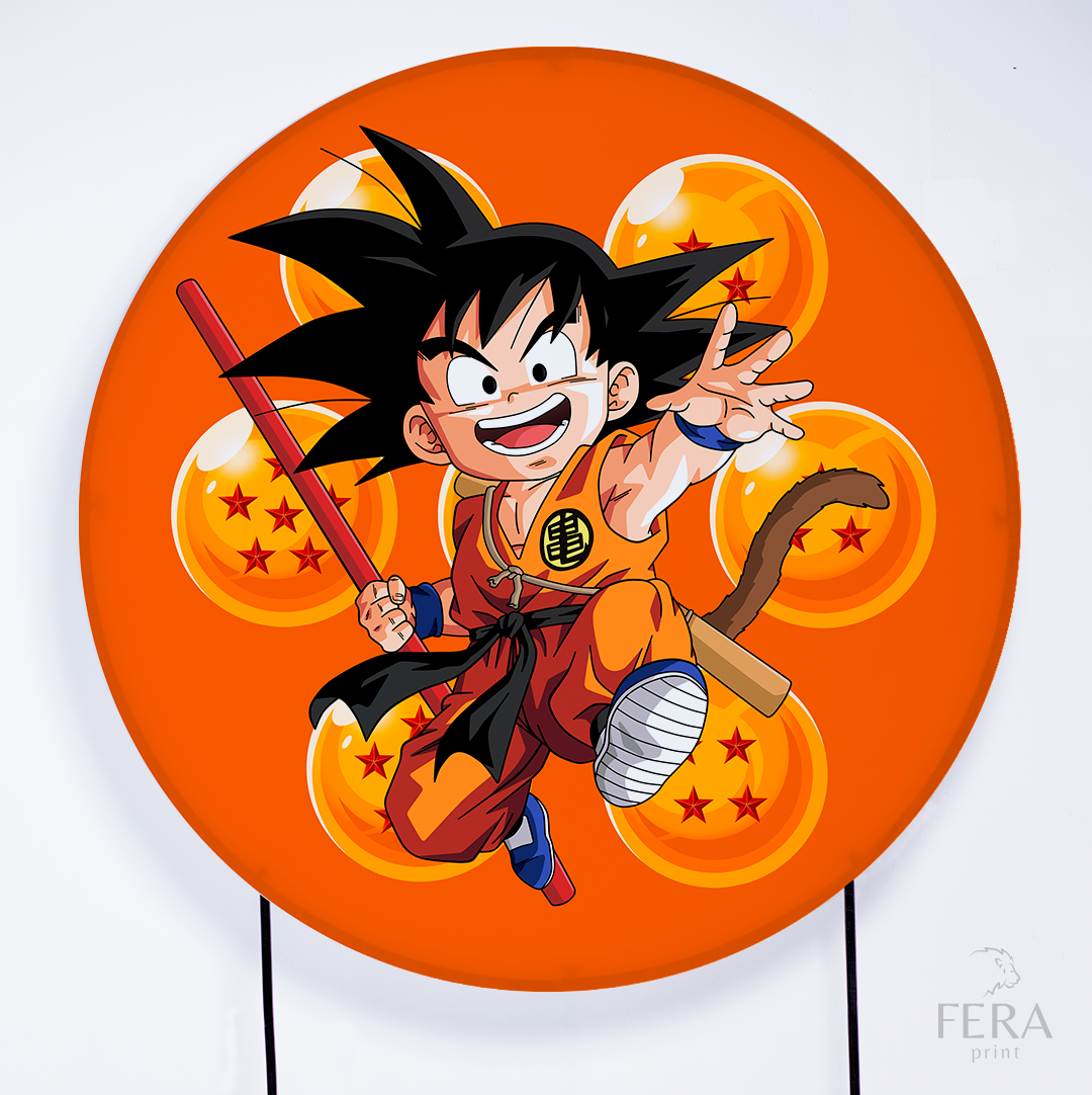 Edição - Painel Redondo Dragon Ball Super