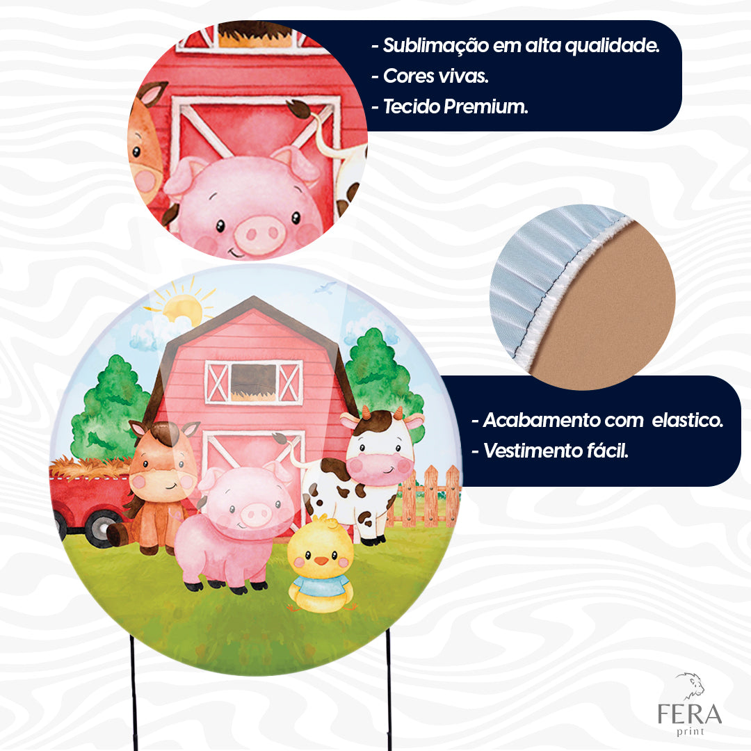 Kit Capa Cilindros + Capa Painel Galinha Baby Sublimado