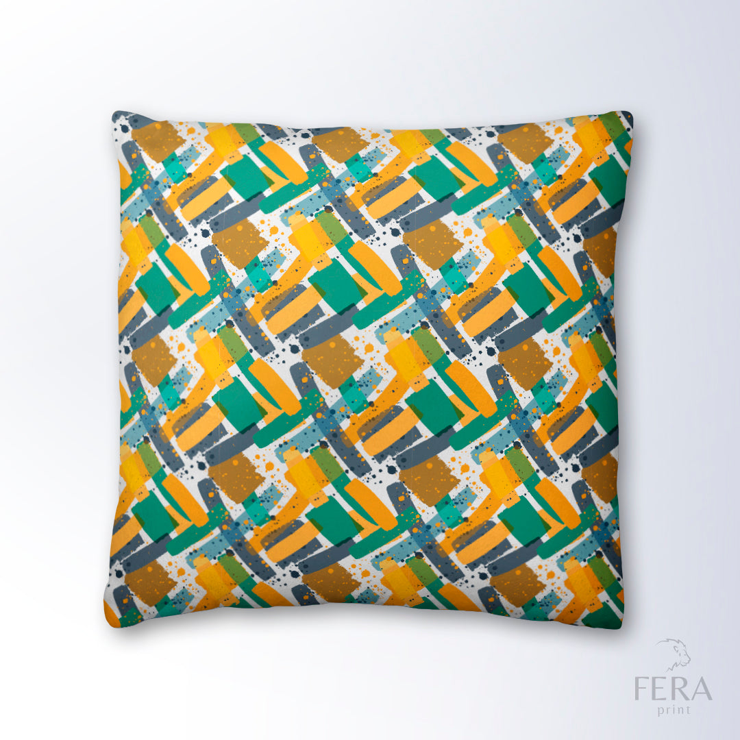 Capa de Almofada Estampada Decorativa 35X35cm - Apenas 1 unidade