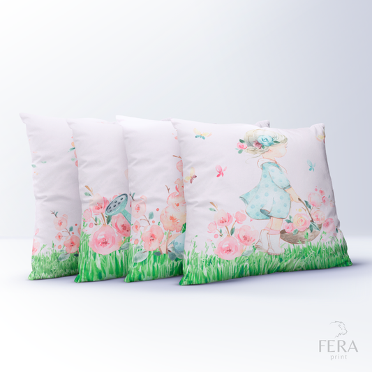 Almofada Estampada Decorativa 35X35cm - Apenas 1 unidade