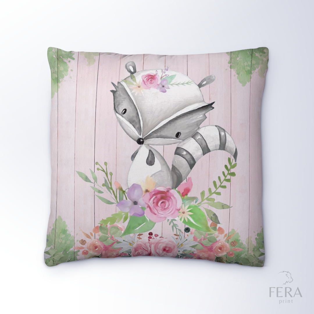 Capa de Almofada Estampada Decorativa 35X35cm - Apenas 1 unidade