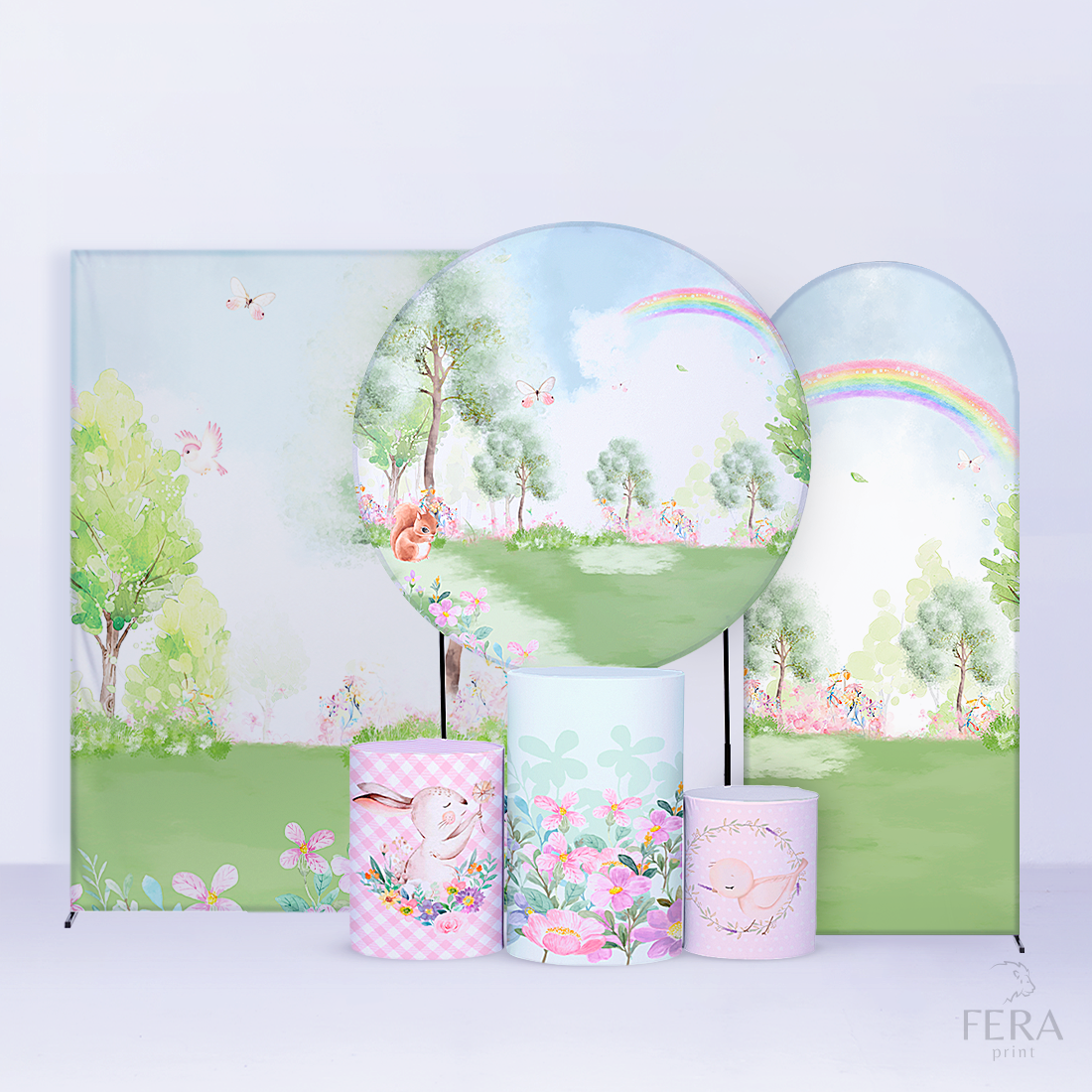 Super Kit Capa Cilindros + Capa Painéis Bosque Sublimado