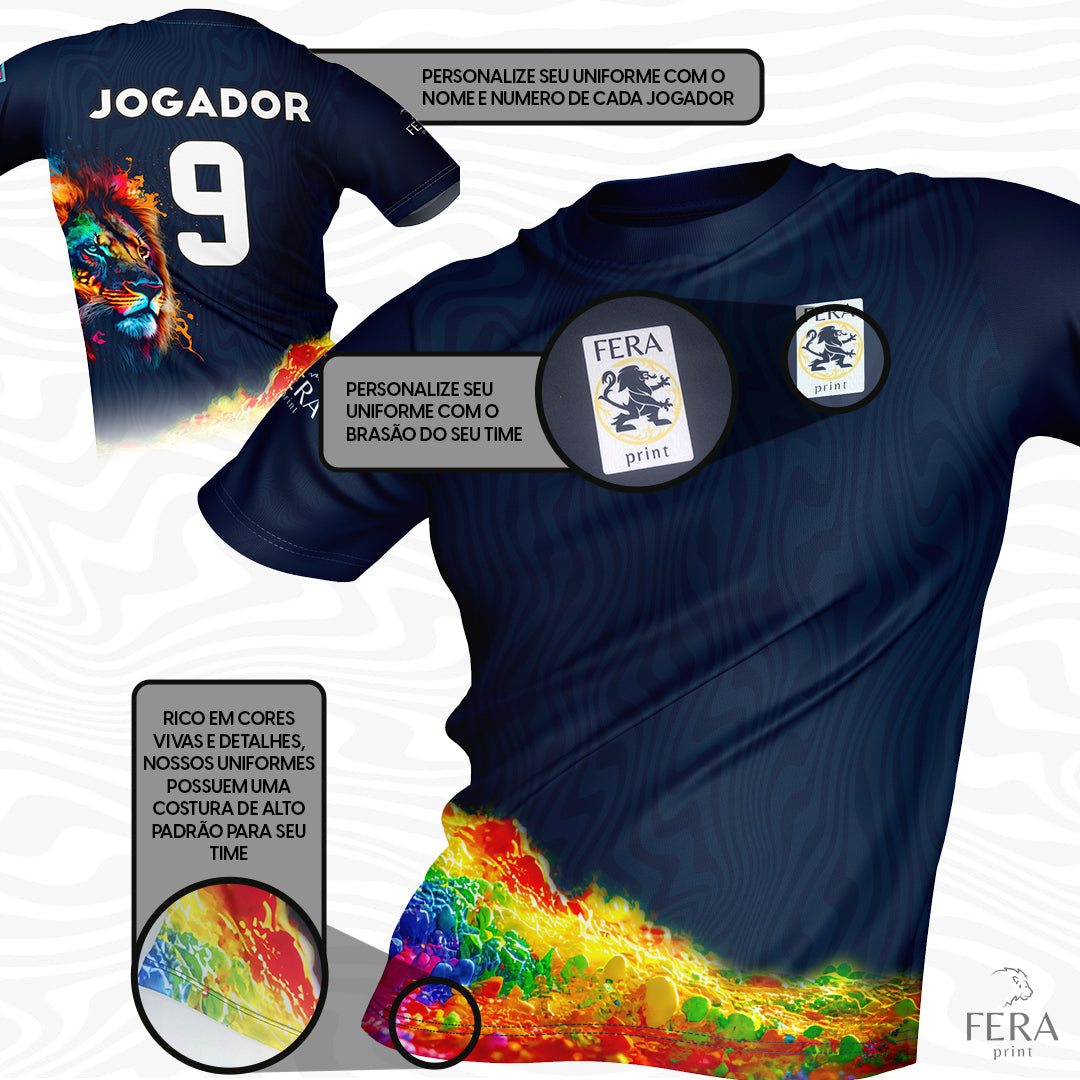 Uniforme Esportivo Personalizado Sublimado Camiseta