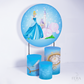 Kit Capa Cilindros + Capa Painel Princesa Azul Cristal Sublimado