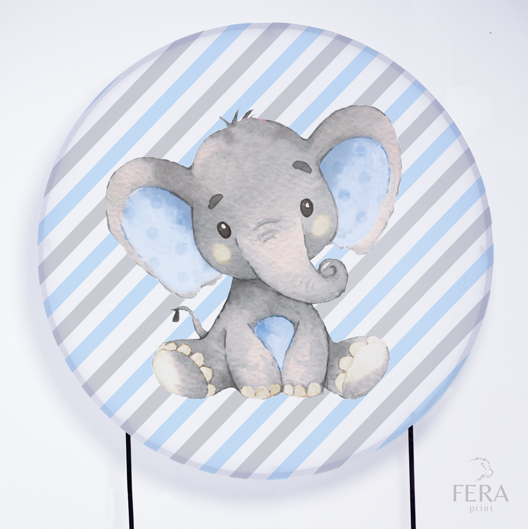 Kit Capa Cilindros + Capa Painel Elefante Sublimado