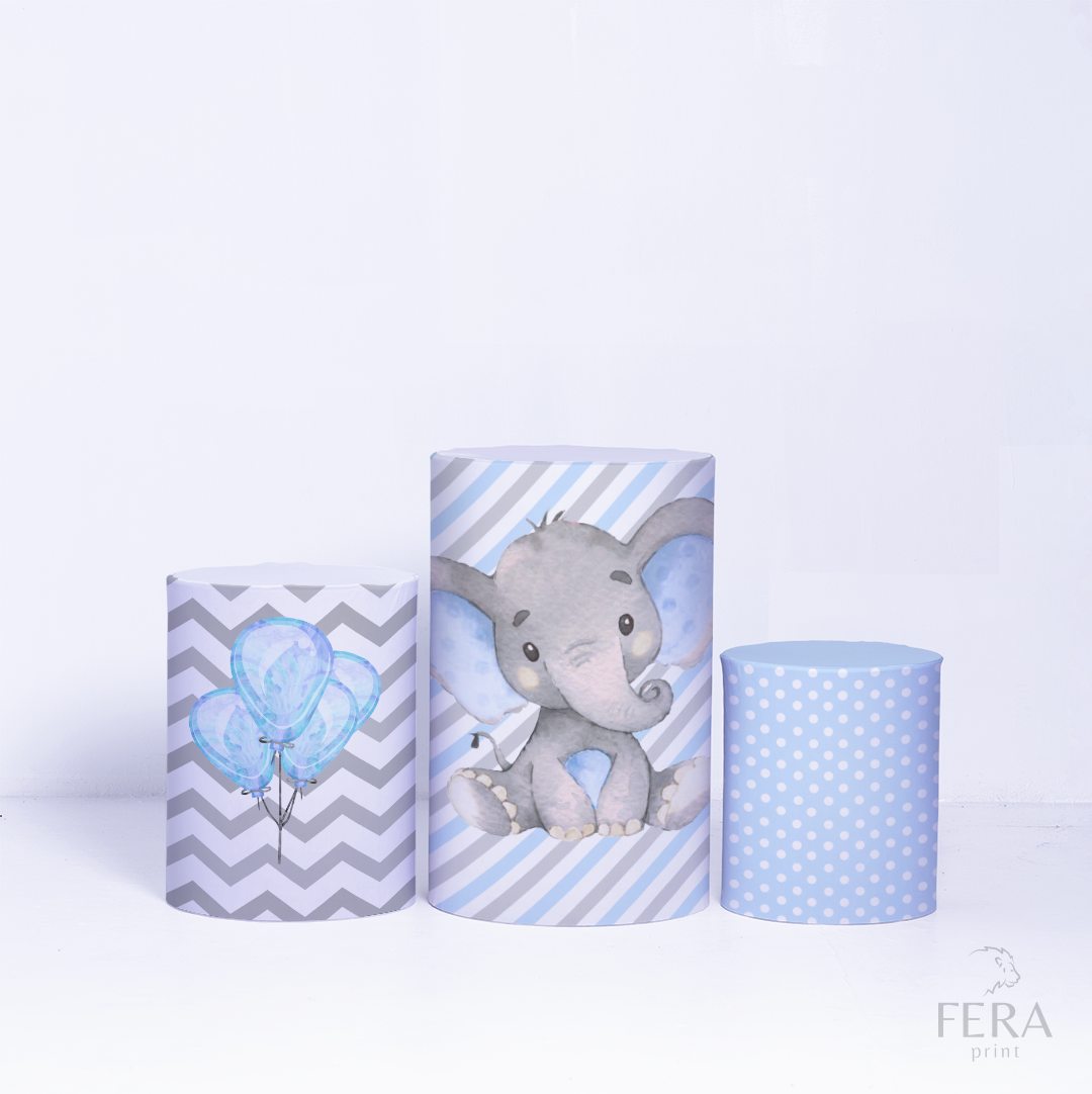 Kit Capa Cilindros + Capa Painel Elefante Sublimado