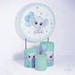 Kit Capa Cilindros + Capa Painel Elefante Baby Sublimado