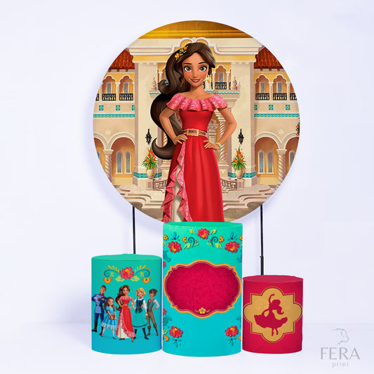 Kit Capa Cilindros + Capa Painel Princesa Latina Sublimado