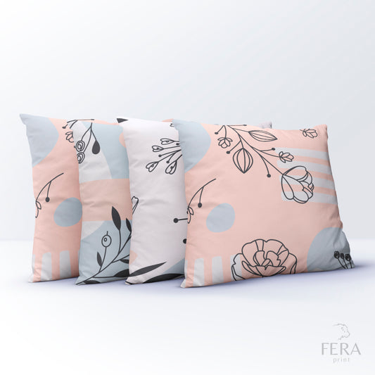 Almofada Estampada Decorativa 35X35cm - Apenas 1 unidade