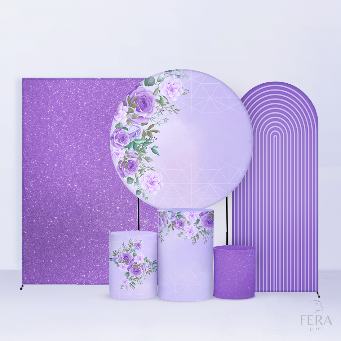 Super Kit Capa Cilindros + Capa Painéis Floral Sublimado