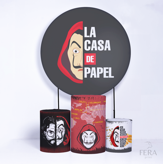 Kit Capa Cilindros + Capa Painel  Mascarados