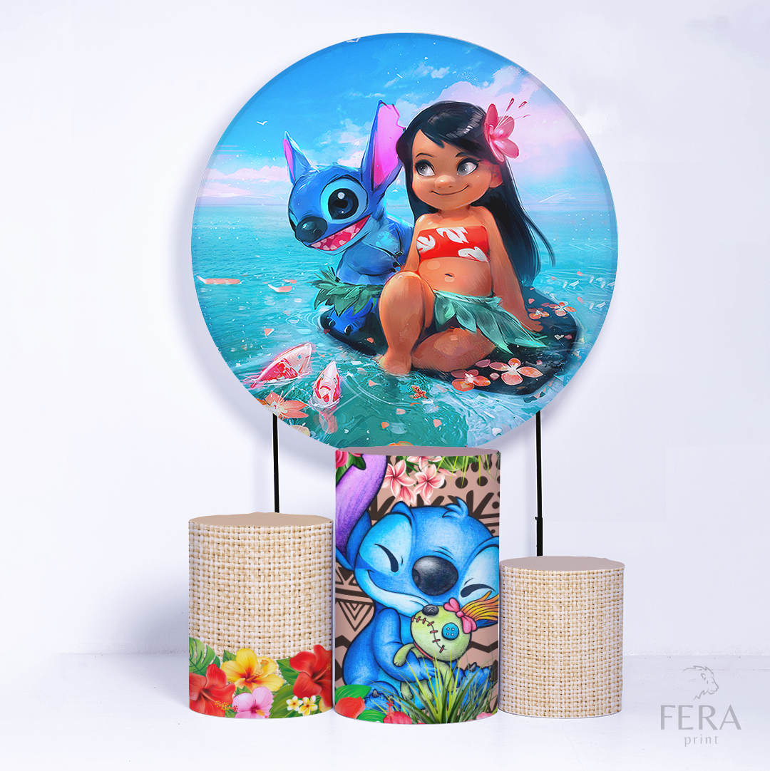 Kit Capa Cilindros + Capa Painel Lilo Sublimado