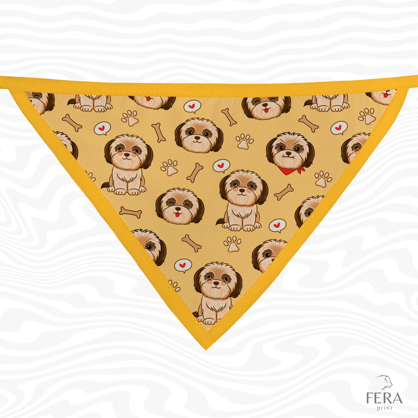 Bandana Sublimada para Pet Shop