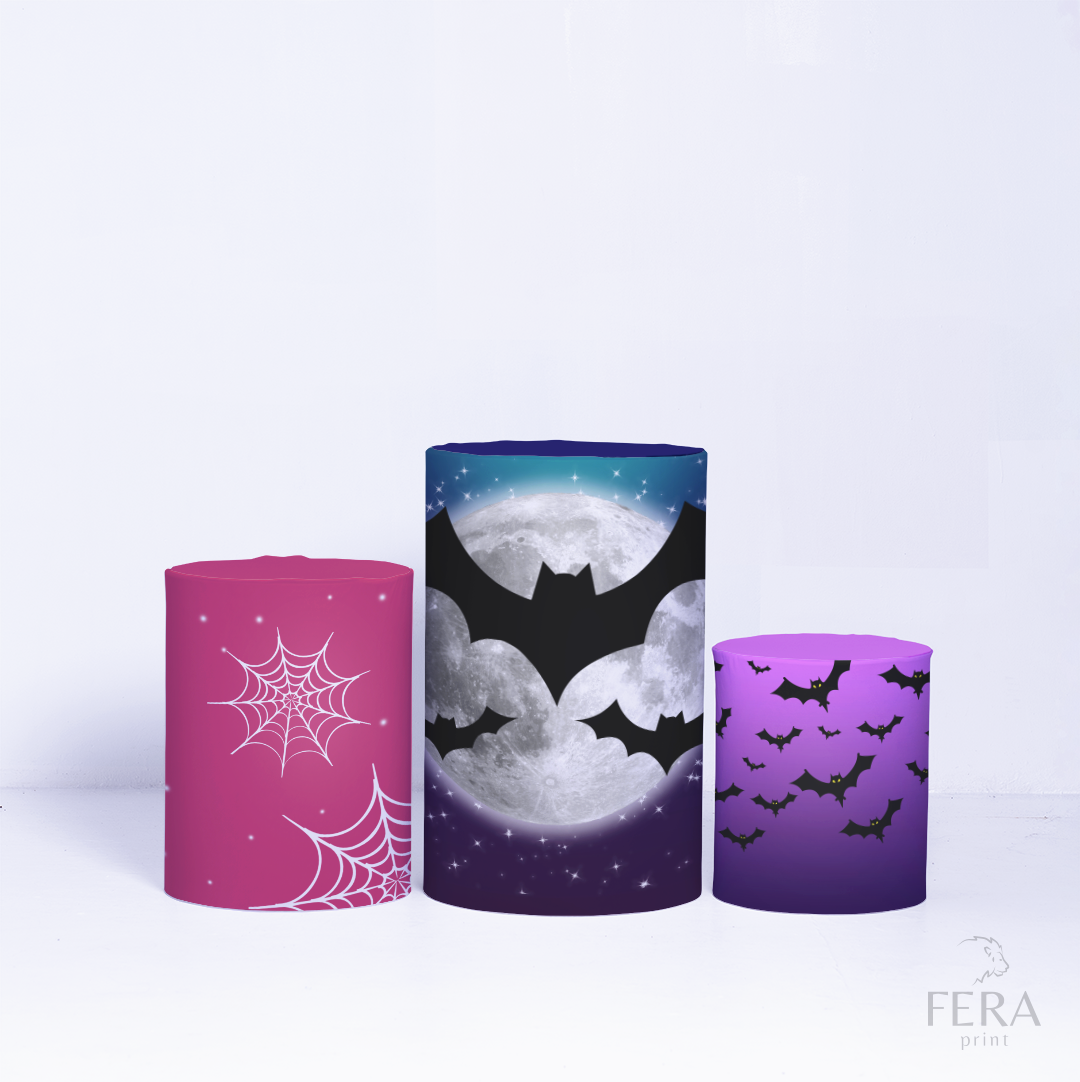 Trio Capa Cilindro Menina Vampirinha Menina c/ Elástico