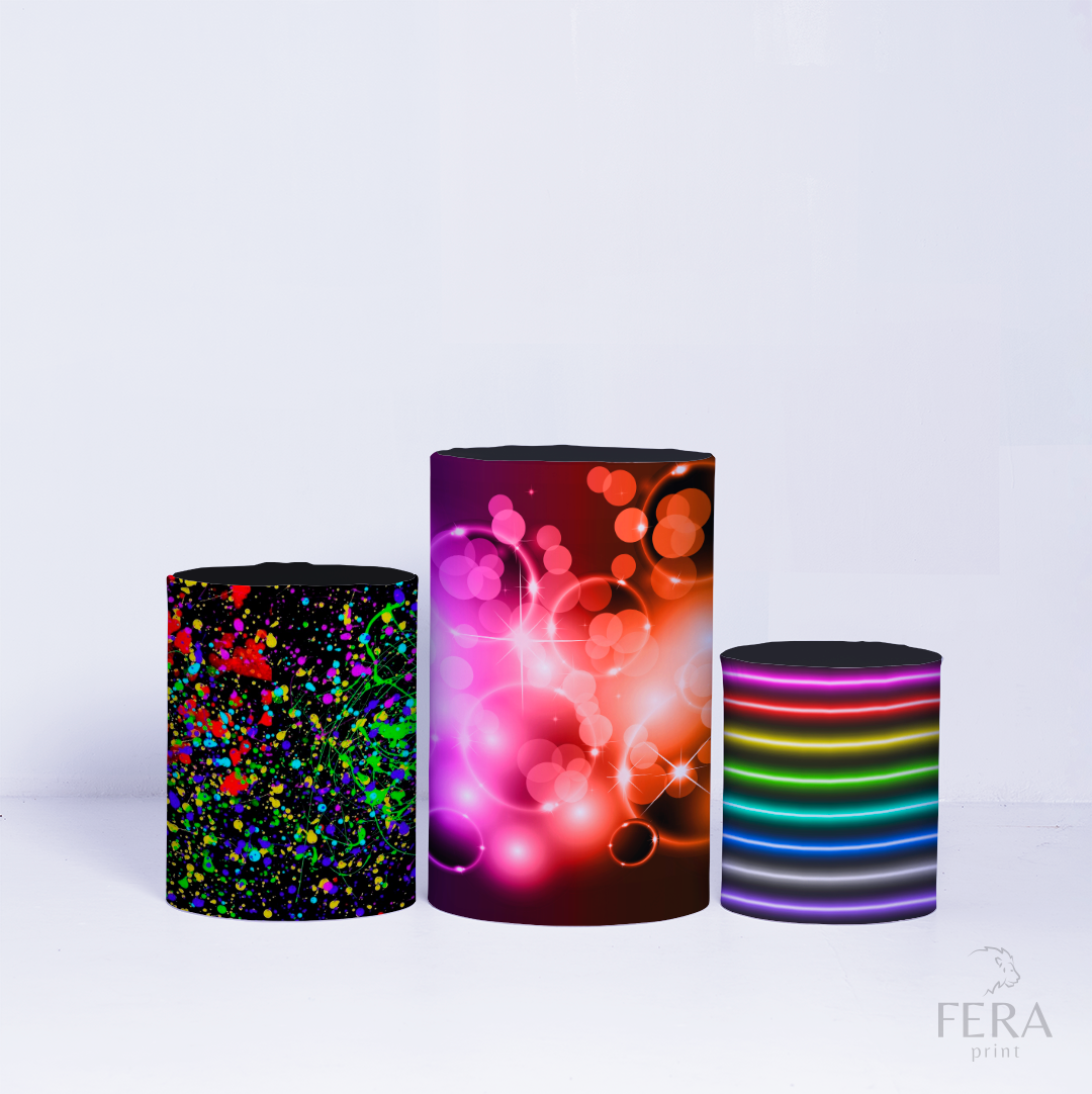 Kit Capa Cilindros + Capa Painel Asa Neon  Sublimado