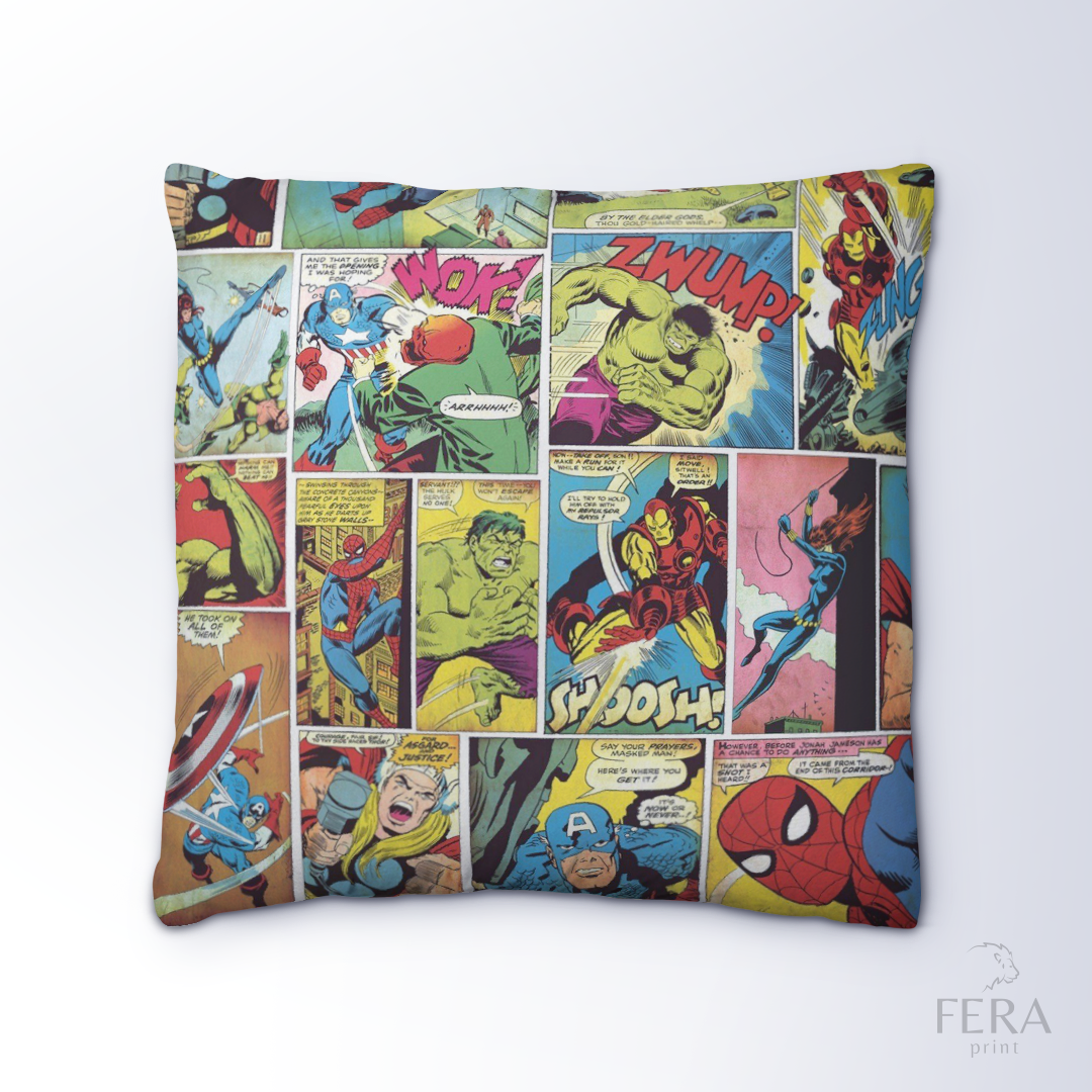 Almofada Estampada Decorativa 35X35cm - Apenas 1 unidade