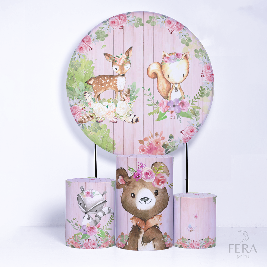 Kit Capa Cilindros + Capa Painel Bosque Sublimado