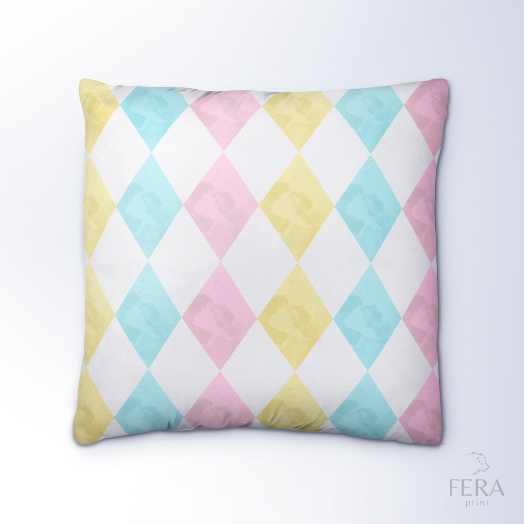 Almofada Estampada Decorativa 35X35cm - Apenas 1 unidade