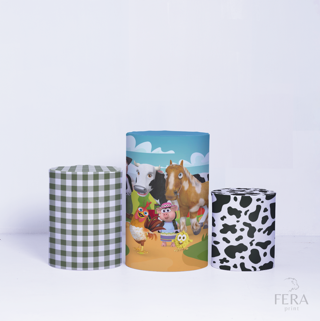 Kit Capa Cilindros + Capa Painel Fazendeiro Sublimado