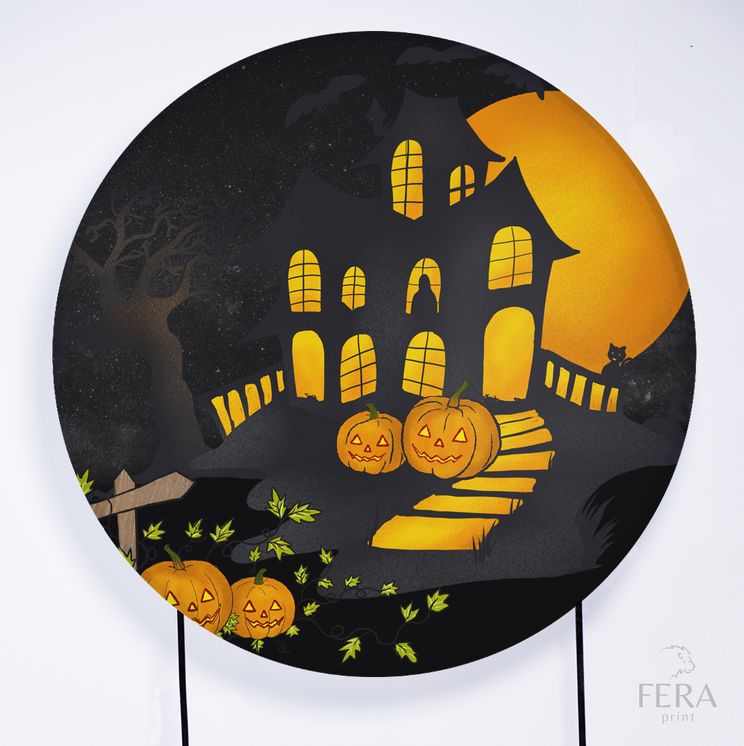 Kit Capa Cilindros + Capa Painel Halloween Preto Sublimado