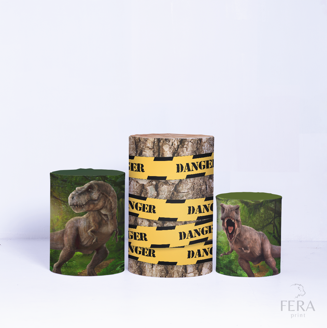 Kit Capa Cilindros + Capa Painel Jurassic Sublimado