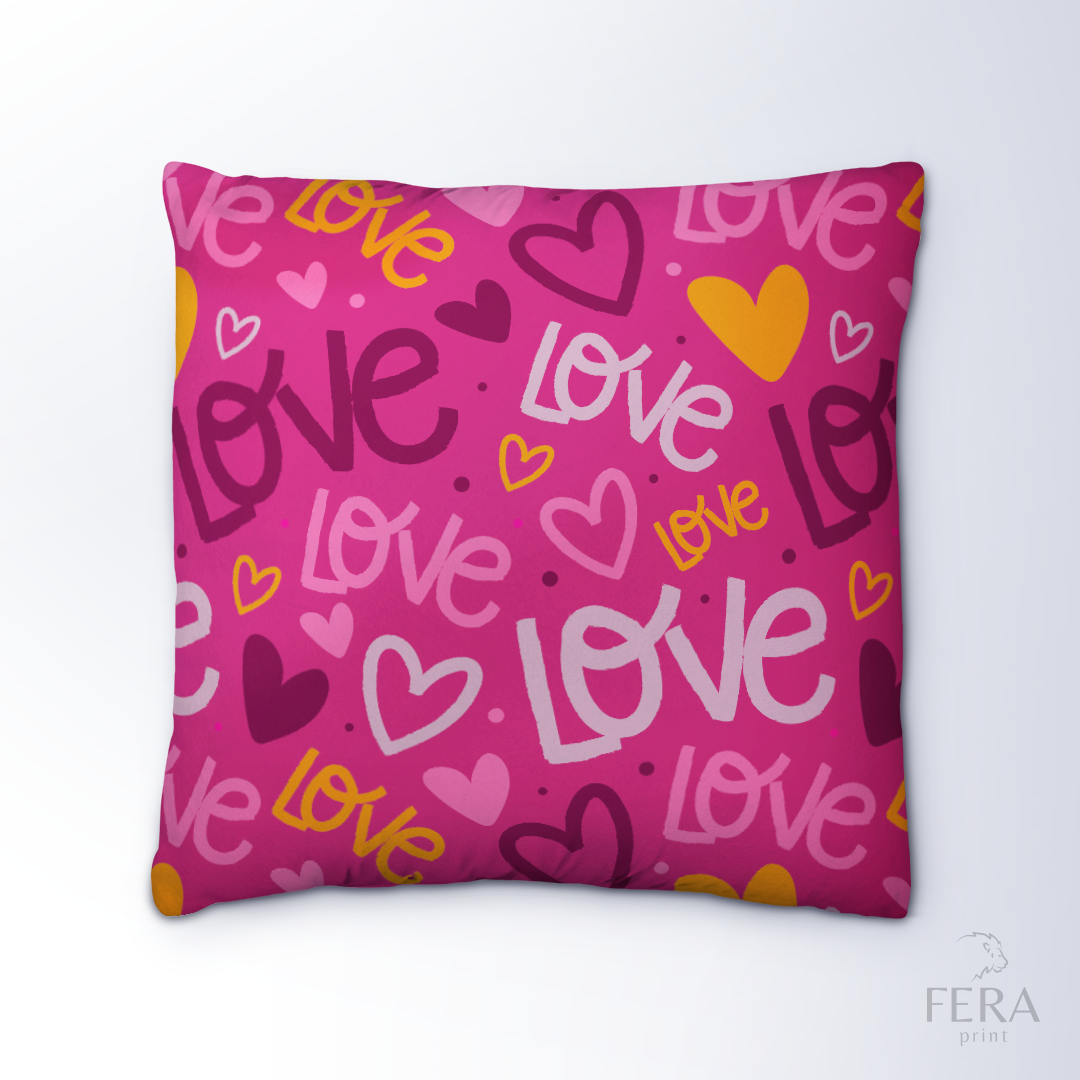 Almofada Estampada Decorativa 35X35cm - Apenas 1 unidade