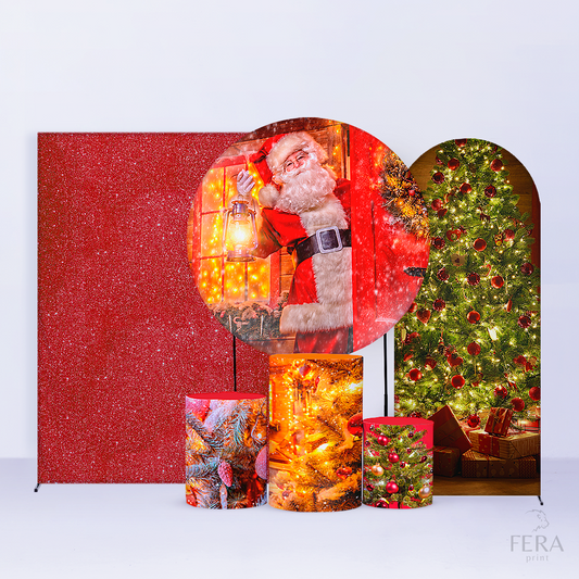 Super Kit Capa Cilindros + Capa Painéis Natal Sublimado