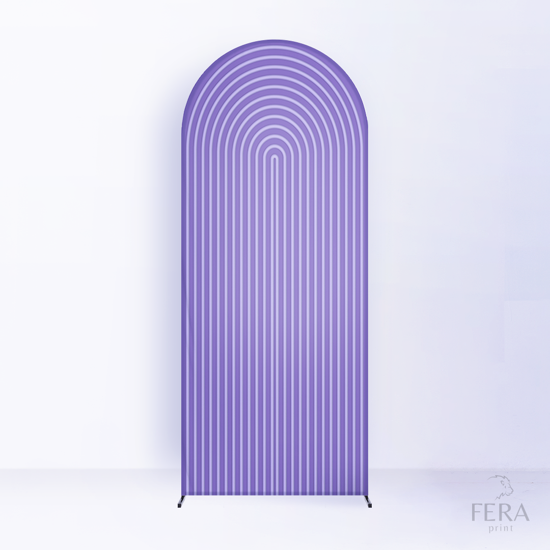 Painel Romano Espiral Roxo c/ Forro