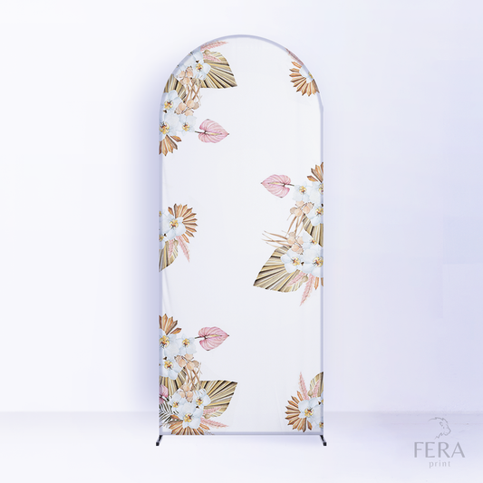 Painel Romano Floral Boho c/ Forro