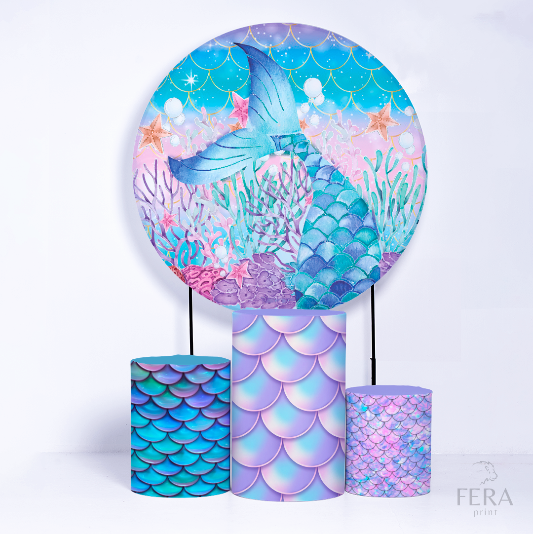 Kit Capa Cilindros + Capa Painel Sereia Sublimado