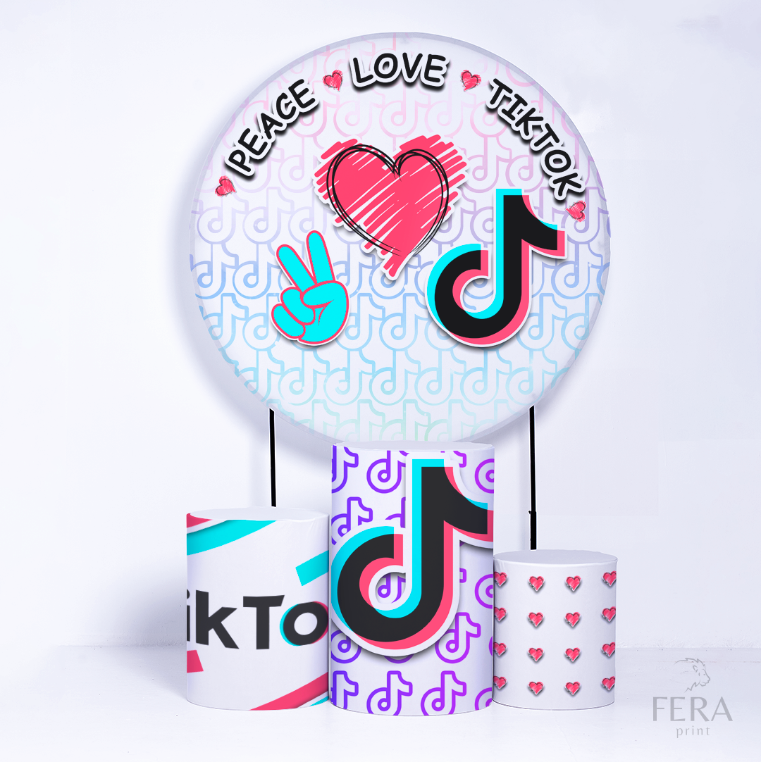 Kit Capa Cilindros + Capa Painel Tik Love Sublimado